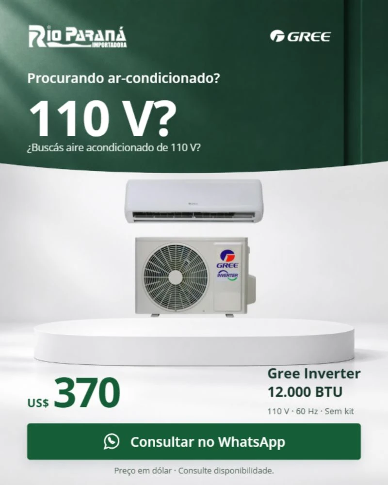 Gree Inverter 110V | 12.000 BTU