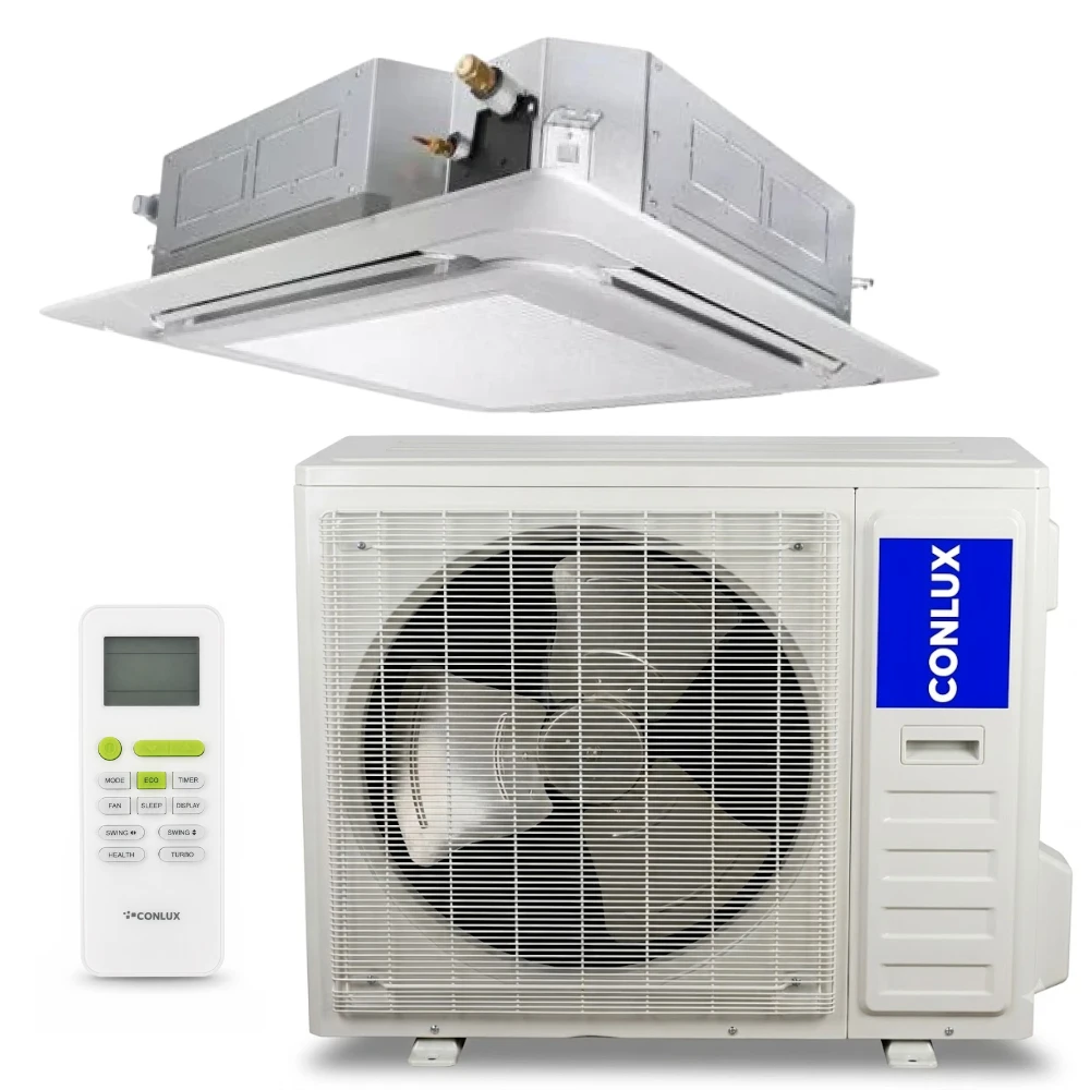 Ar Condicionado Conlux Cassette Inverter de 60.000 BTUs 50/60 Hz Com Wifi – Branco