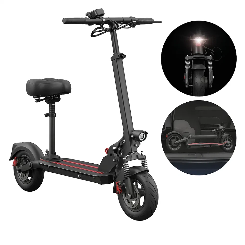 Patinete Elétrico SLEIMAN SNIPER 10 HBS021 com Assento 800W - Modelo Urbano